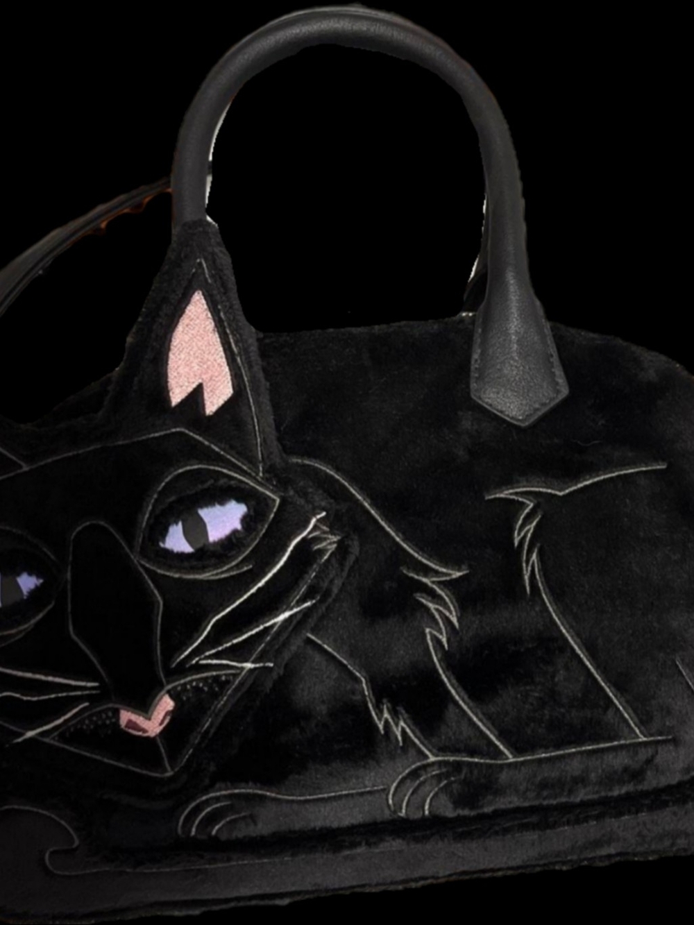 Coraline 15th Anniversary Cat Plush Crossbody Bag - Limited Edition NWT - Picture 4 of 5